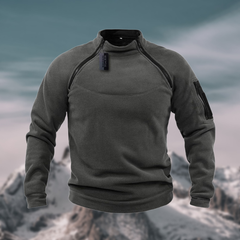 Sweat-shirt polaire pour homme | Vêtements d'extérieur coupe-vent 6