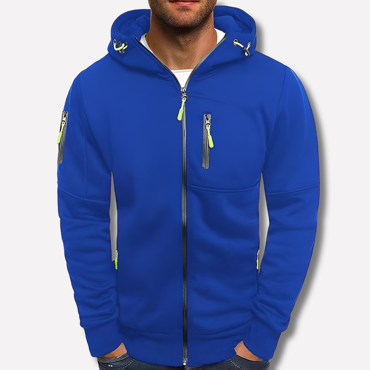 Sweat à capuche homme | Fermeture éclair intégrale avec capuche et poches 2