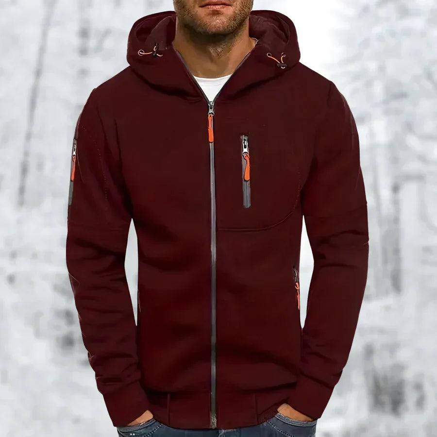 Sweat à capuche homme | Fermeture éclair intégrale avec capuche et poches 4