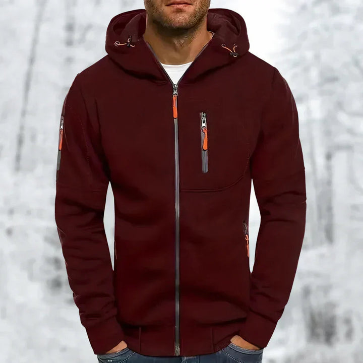 Sweat à capuche homme | Fermeture éclair intégrale avec capuche et poches 4