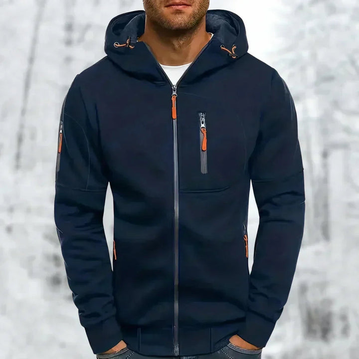 Sweat à capuche homme | Fermeture éclair intégrale avec capuche et poches 5