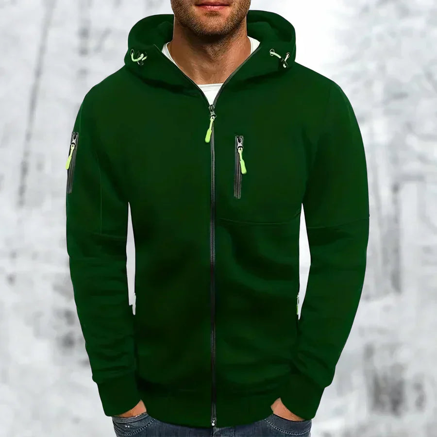 Sweat à capuche homme | Fermeture éclair intégrale avec capuche et poches 6