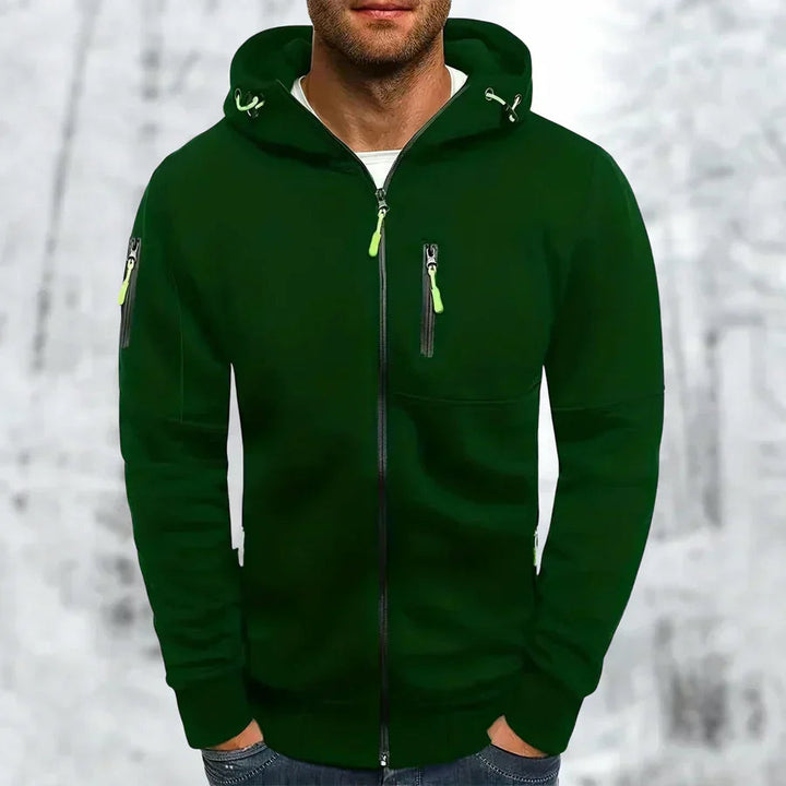 Sweat à capuche homme | Fermeture éclair intégrale avec capuche et poches 6