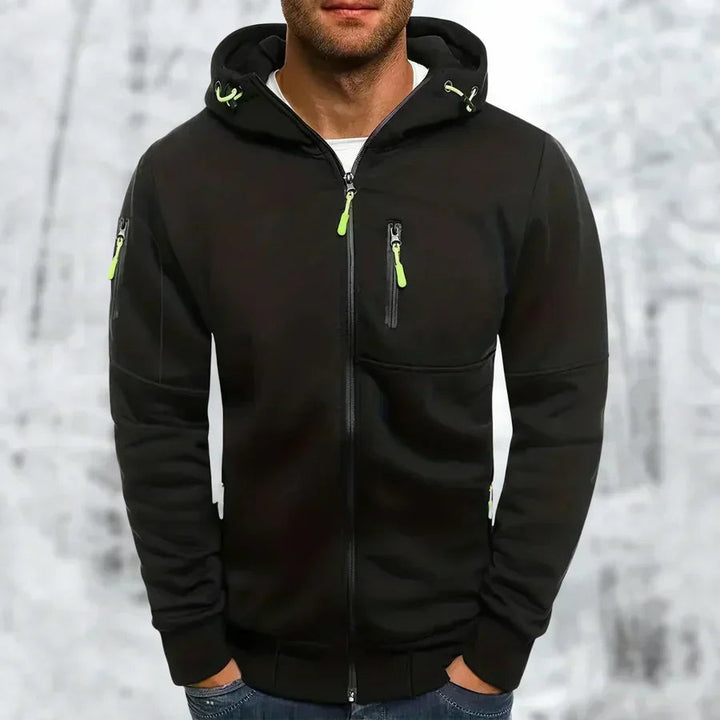 Sweat à capuche homme | Fermeture éclair intégrale avec capuche et poches 7