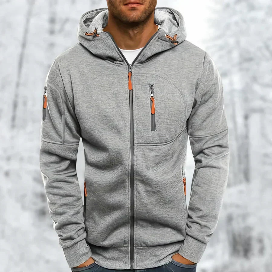 Sweat à capuche homme | Fermeture éclair intégrale avec capuche et poches 8