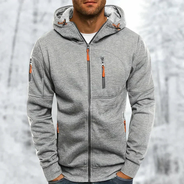 Sweat à capuche homme | Fermeture éclair intégrale avec capuche et poches 8