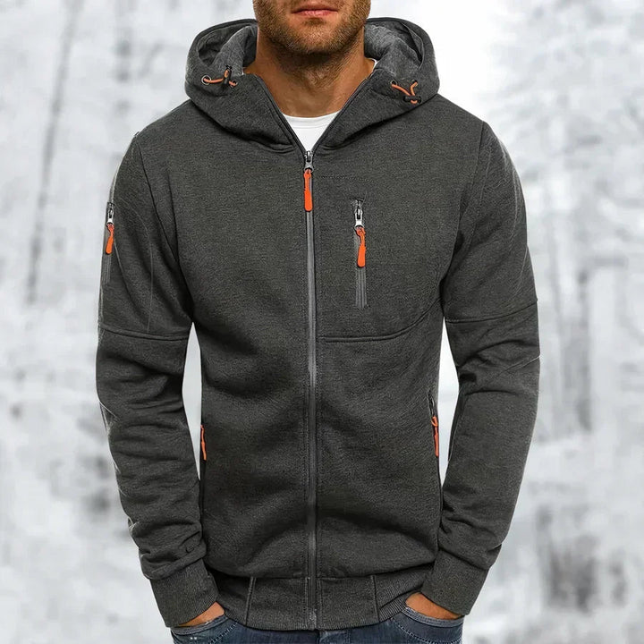 Sweat à capuche homme | Fermeture éclair intégrale avec capuche et poches 9