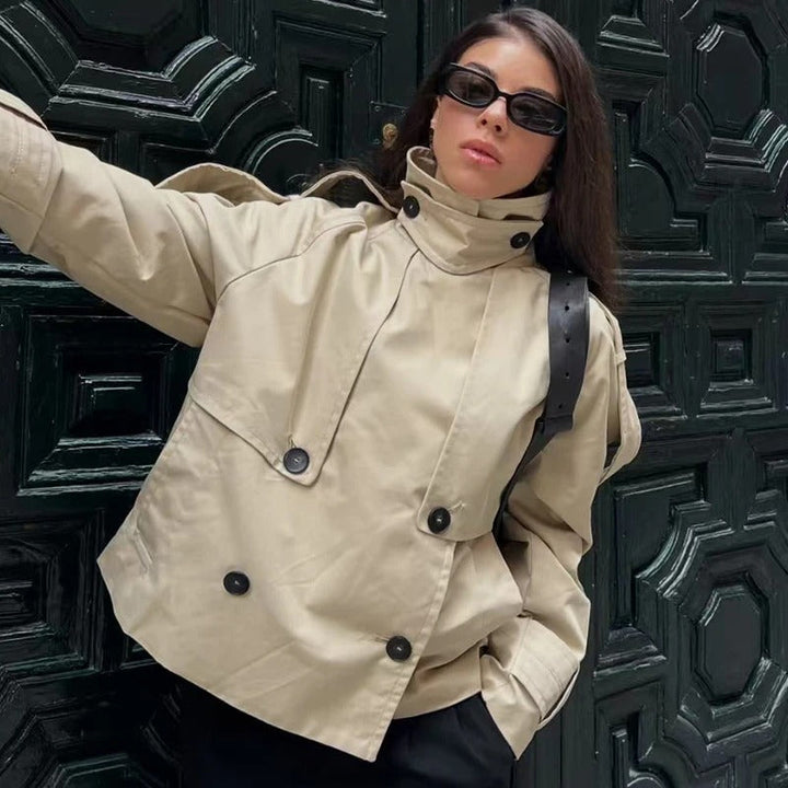 Sylvie | Trench-coat femme | Imperméable, élégant et ceinture ajustable 0