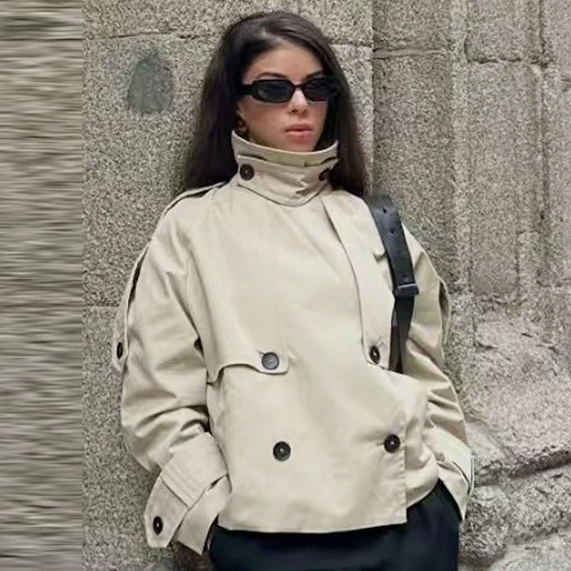 Sylvie | Trench-coat femme | Imperméable, élégant et ceinture ajustable 1