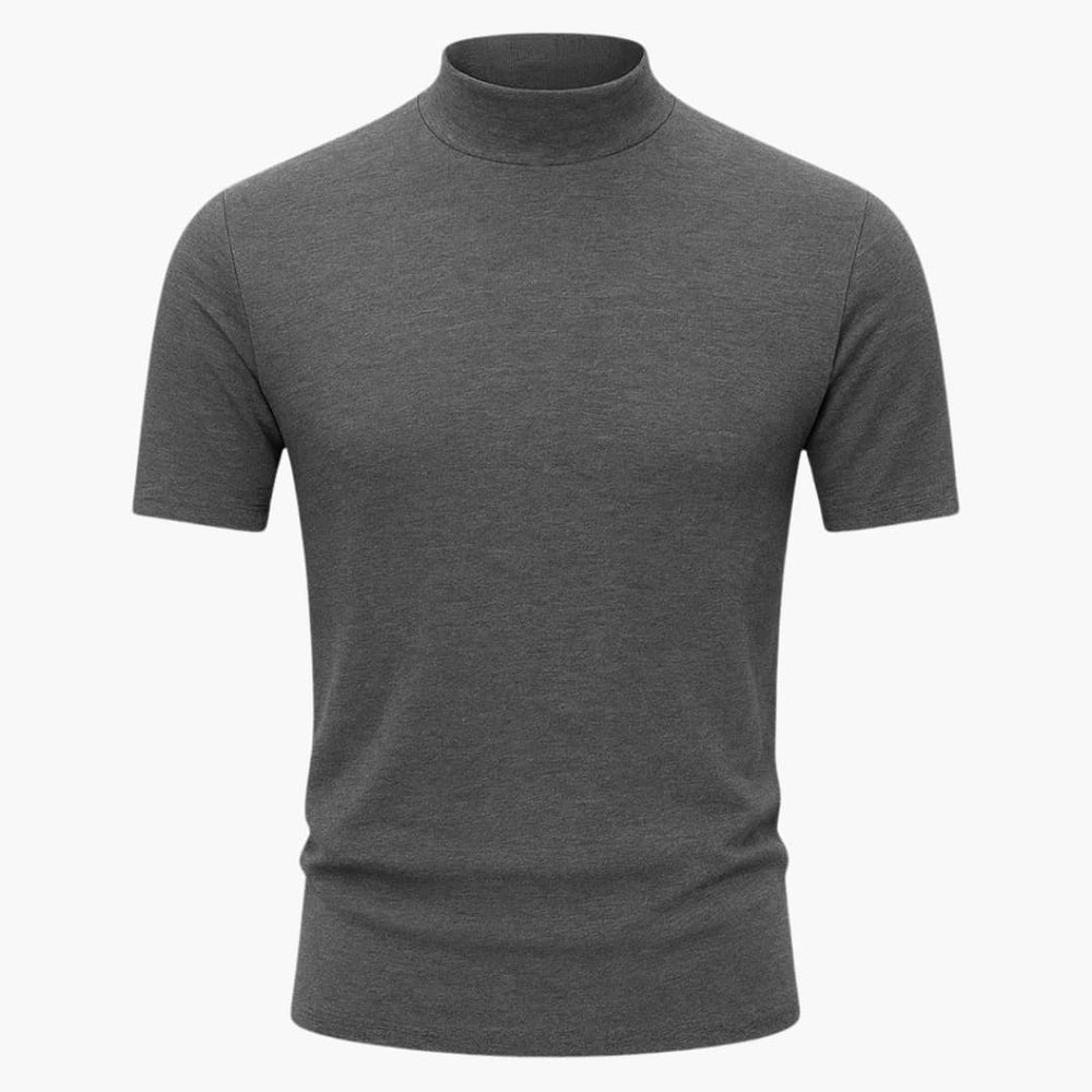 T-shirt pour homme à col montant et manches courtes 1