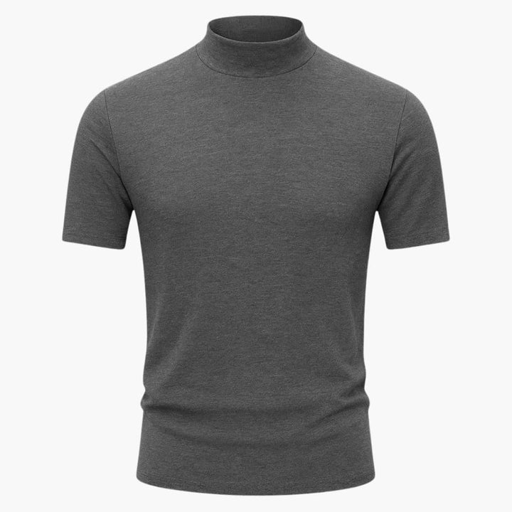 T-shirt pour homme à col montant et manches courtes 1