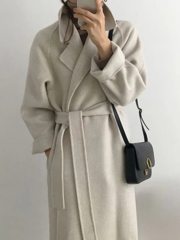 Talitha - Manteau long en laine pour femme 2