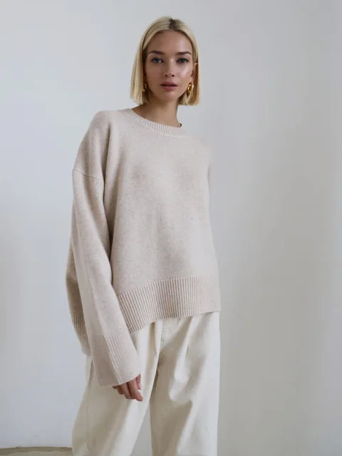 Tessa | Pull col rond femme | Chaud, polyvalent et élégant 4