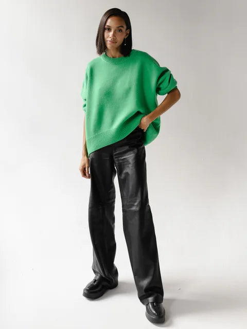 Tessa | Pull col rond femme | Chaud, polyvalent et élégant 5