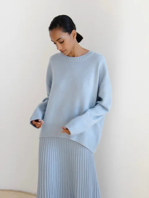 Tessa | Pull col rond femme | Chaud, polyvalent et élégant 6