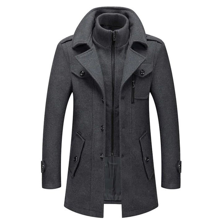 Thierry | Manteau d'Hiver Deux Pièces en Mélange de Laine pour Homme 1