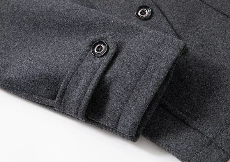 Thierry | Manteau d'Hiver Deux Pièces en Mélange de Laine pour Homme 8