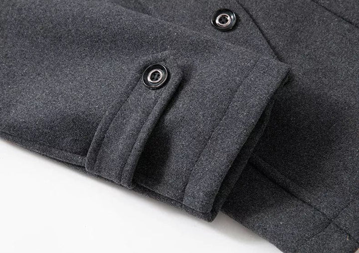 Thierry | Manteau d'Hiver Deux Pièces en Mélange de Laine pour Homme 8
