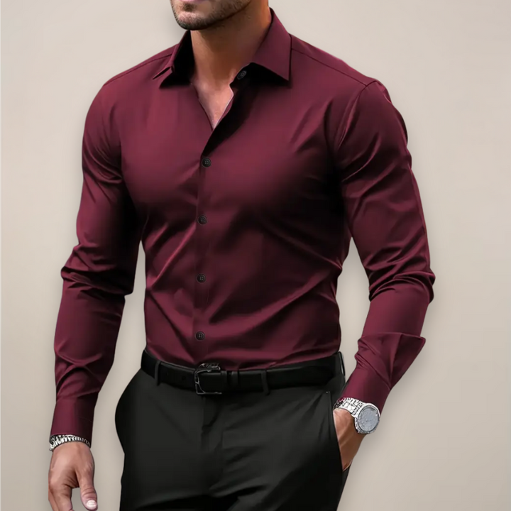 Tobias | Chemise à manches longues pour homme, style élégant 1