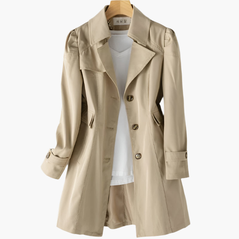 Trench-coat femme élégant et polyvalent pour toutes occasions – style moderne intemporel 2