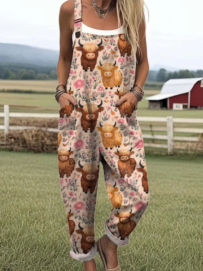 LW | Combinaison avec motif de broderie d'abeilles volantes pour femmes
