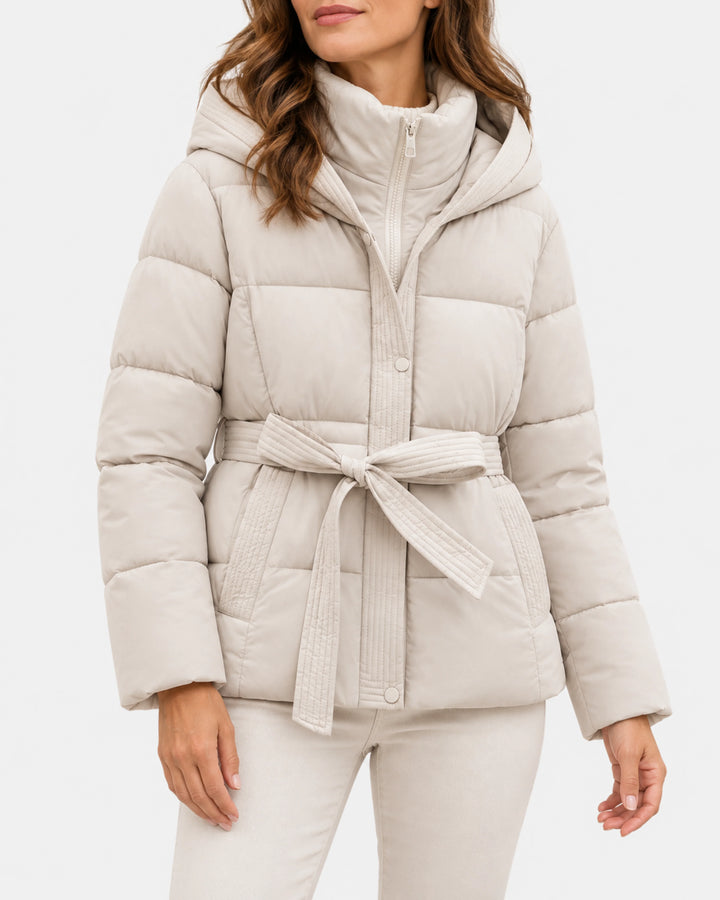 Vela Veste Matelassée | Capuche Ajustable, Ceinture à Nouer 1