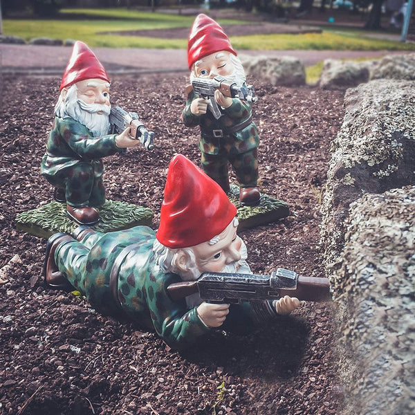 Gnomes de jardin gardiens