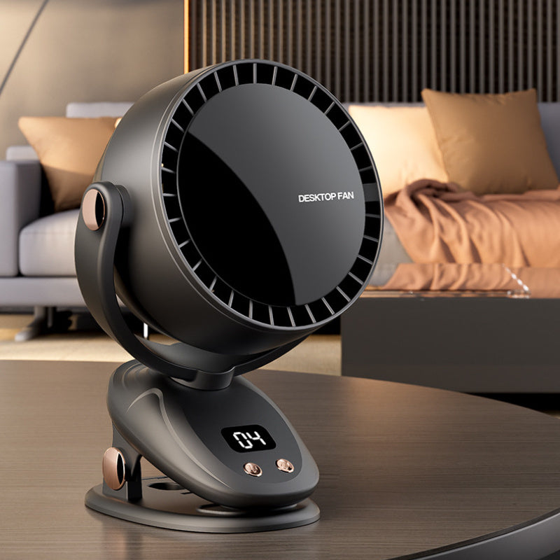 Ventilateur portable sans pales avec affichage numérique – Refroidissement silencieux et rechargeable pour l'intérieur et l'extérieur 1