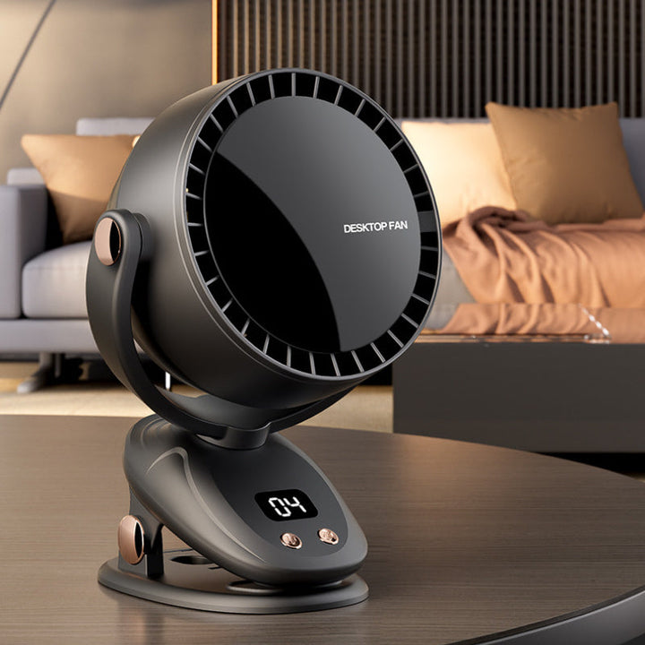Ventilateur portable sans pales avec affichage numérique – Refroidissement silencieux et rechargeable pour l'intérieur et l'extérieur 1
