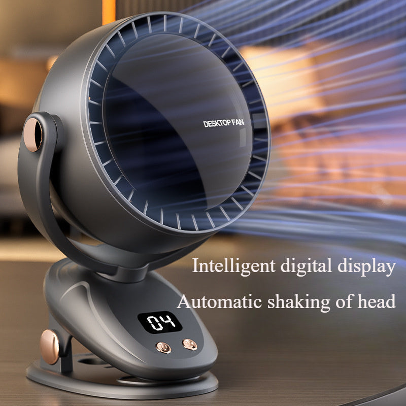Ventilateur portable sans pales avec affichage numérique – Refroidissement silencieux et rechargeable pour l'intérieur et l'extérieur 2