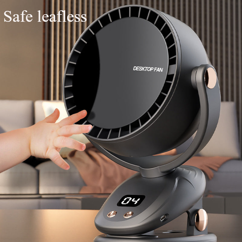 Ventilateur portable sans pales avec affichage numérique – Refroidissement silencieux et rechargeable pour l'intérieur et l'extérieur 3