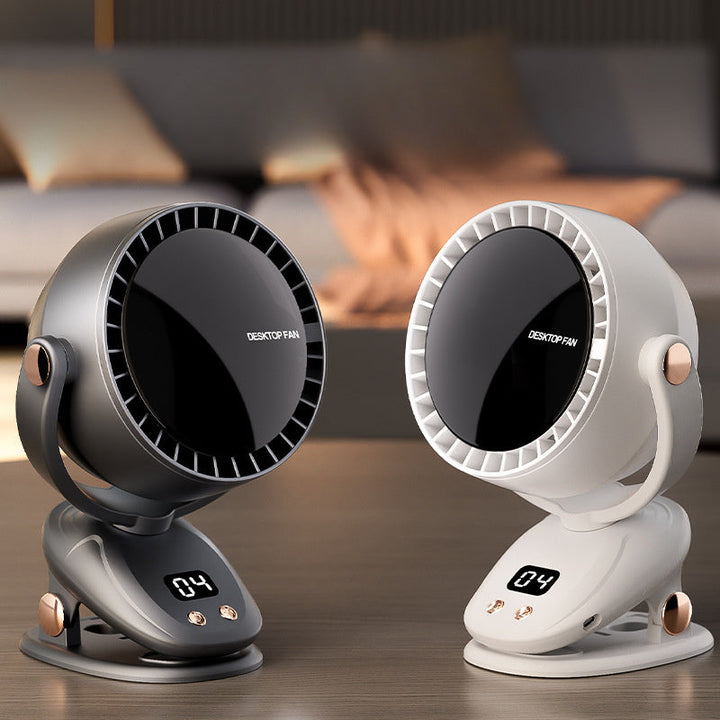 Ventilateur portable sans pales avec affichage numérique – Refroidissement silencieux et rechargeable pour l'intérieur et l'extérieur 5