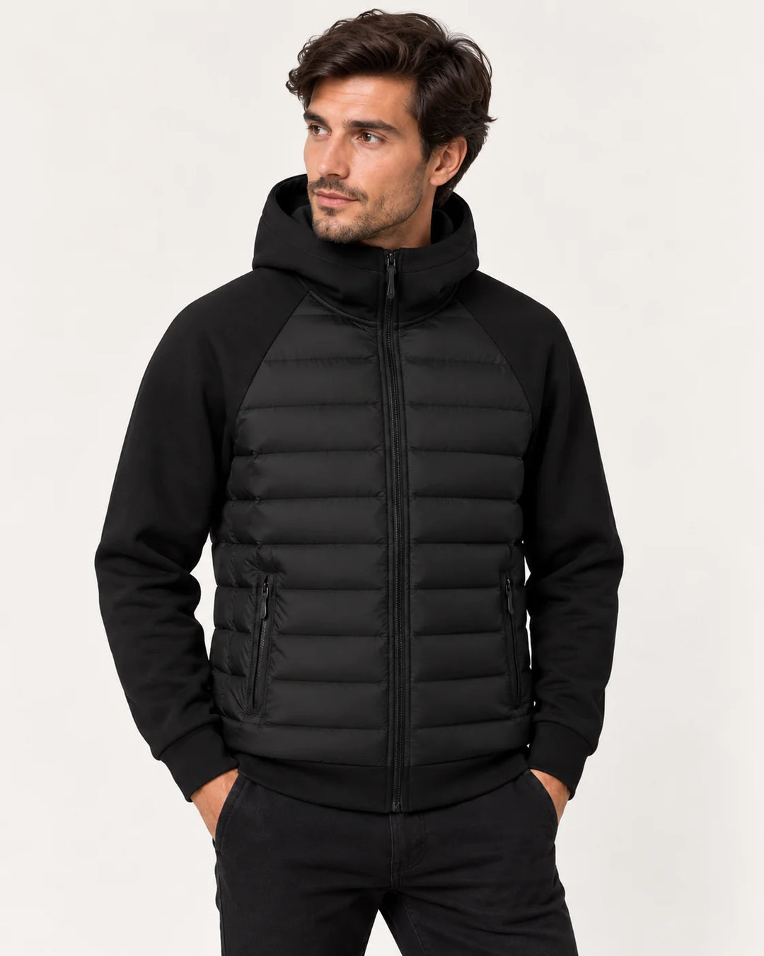Vento Veste Homme | Capuche, Panneaux Matelassés 0