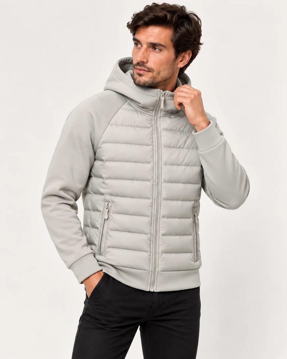 Vento Veste Homme | Capuche, Panneaux Matelassés 1