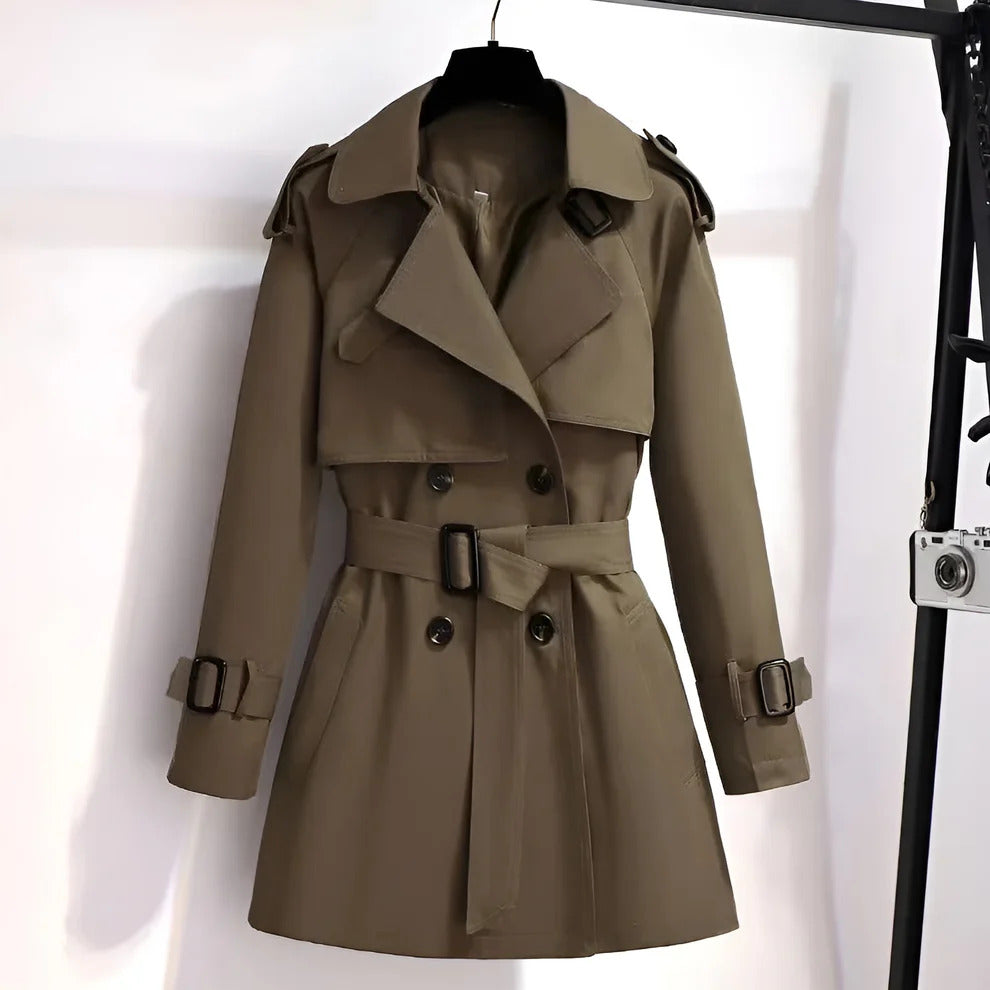 Mirella™ | Trench-coat court et chic pour femmes