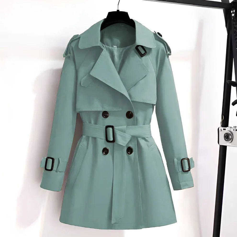 Mirella™ | Trench-coat court et chic pour femmes