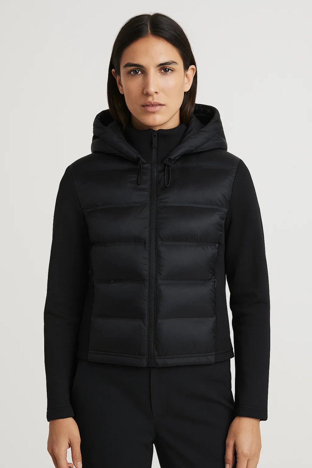 Veste d’hiver pour femme | Veste matelassée légère à capuche