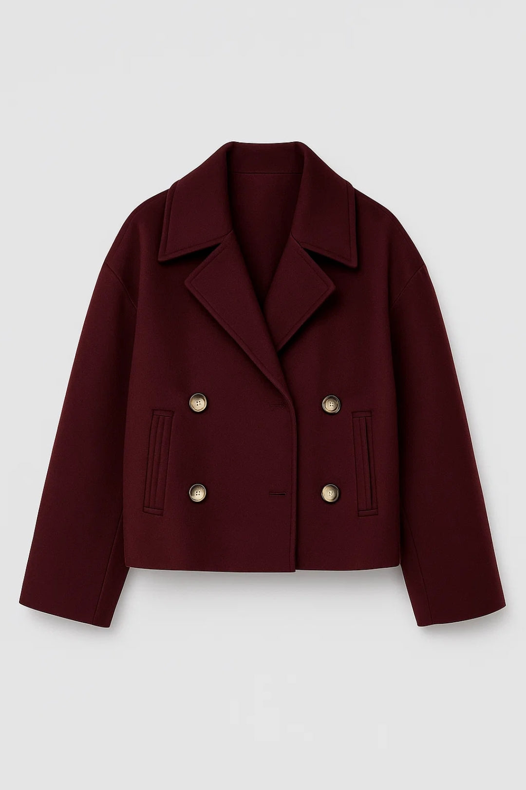 Veste femme courte croisée | Silhouette structurée pour mi-saison