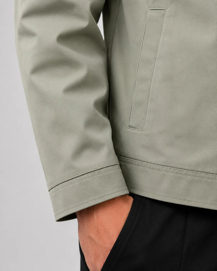 Veste Harrington col chemise à zip pour homme 5