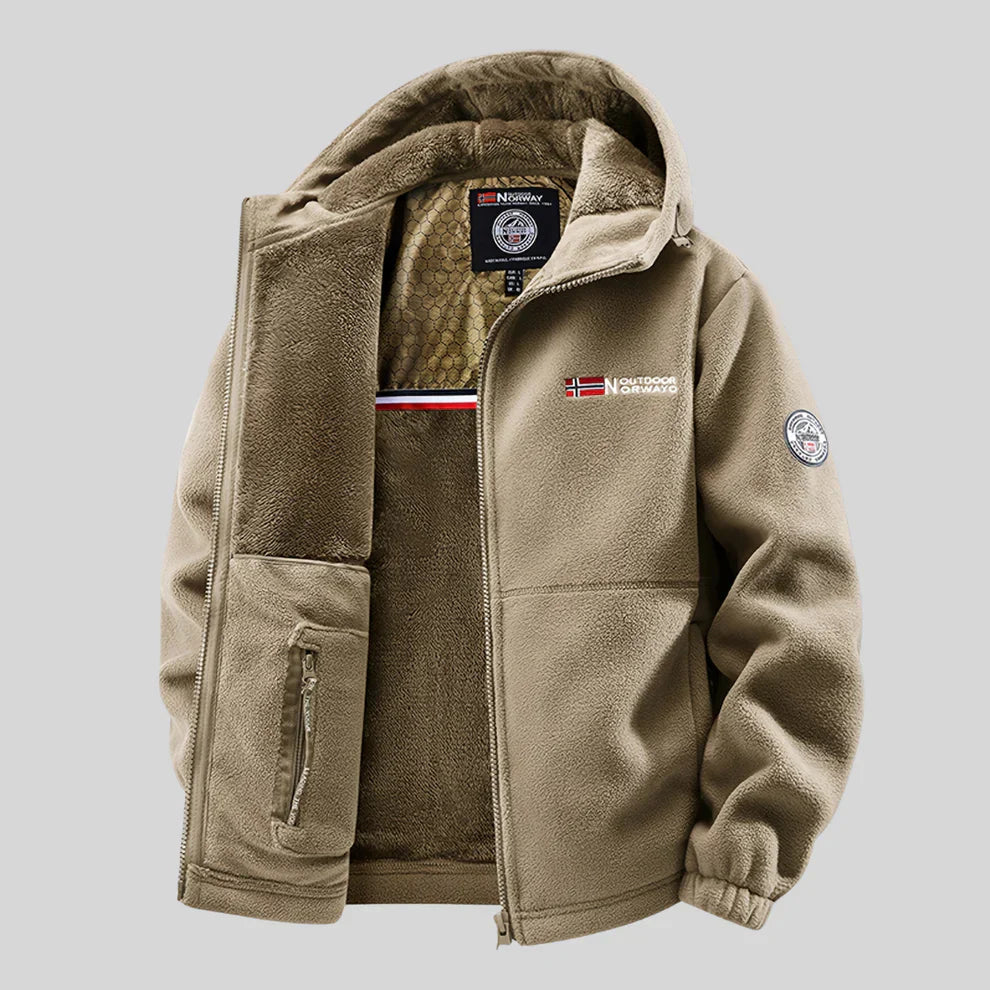 Veste polaire homme à capuche | Confort et chaleur quotidienne