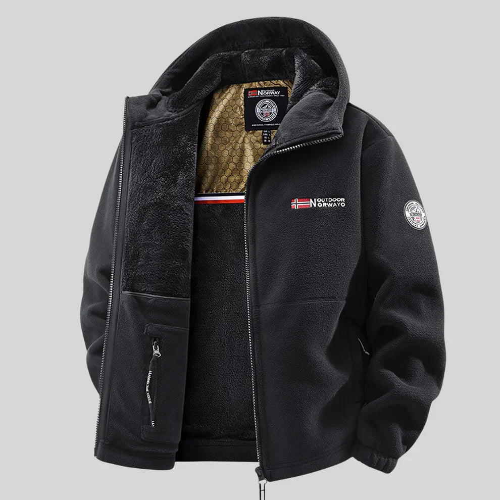 Veste polaire homme à capuche | Confort et chaleur quotidienne