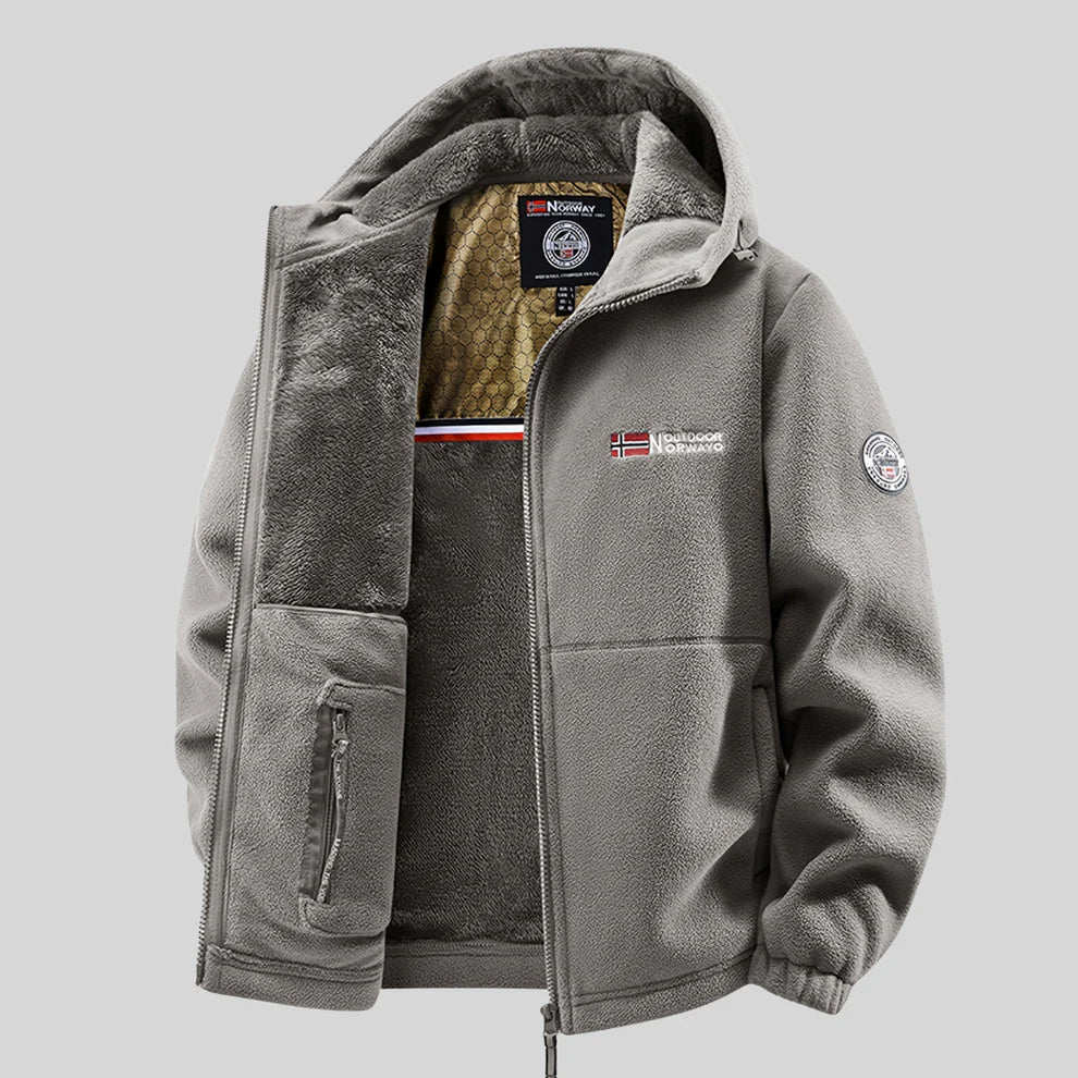 Veste polaire homme à capuche | Confort et chaleur quotidienne