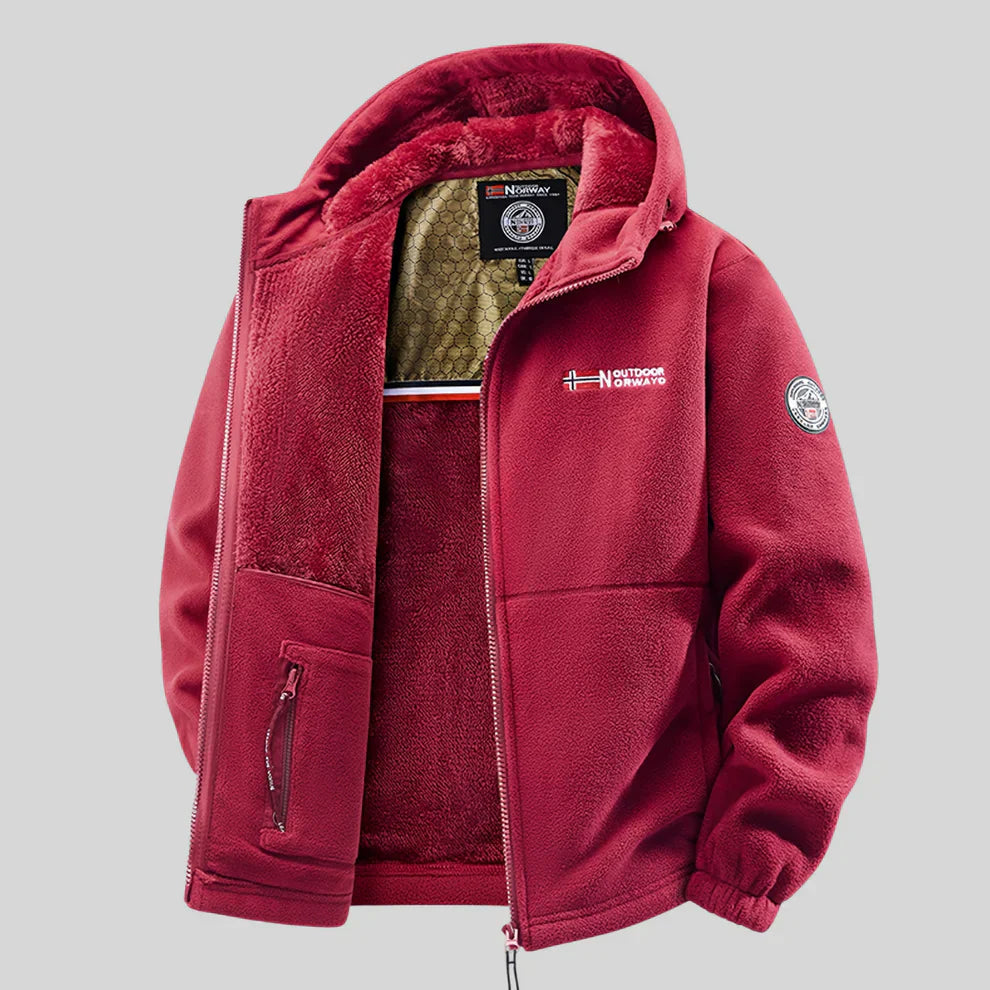 Veste polaire homme à capuche | Confort et chaleur quotidienne