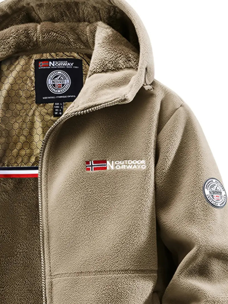 Veste polaire homme à capuche | Confort et chaleur quotidienne