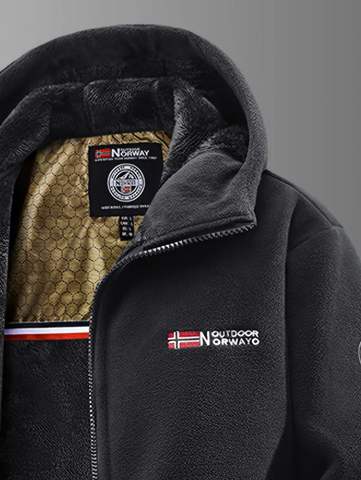 Veste polaire homme à capuche | Confort et chaleur quotidienne