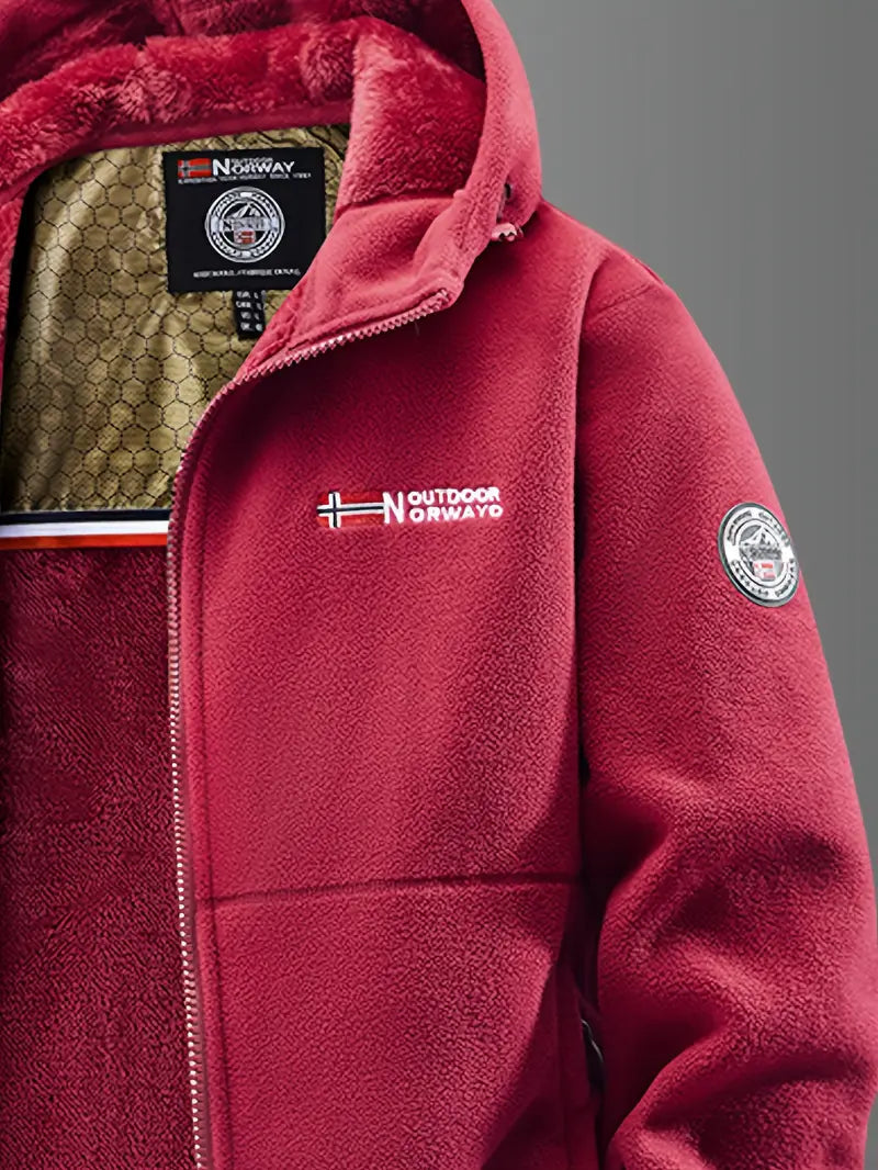 Veste polaire homme à capuche | Confort et chaleur quotidienne