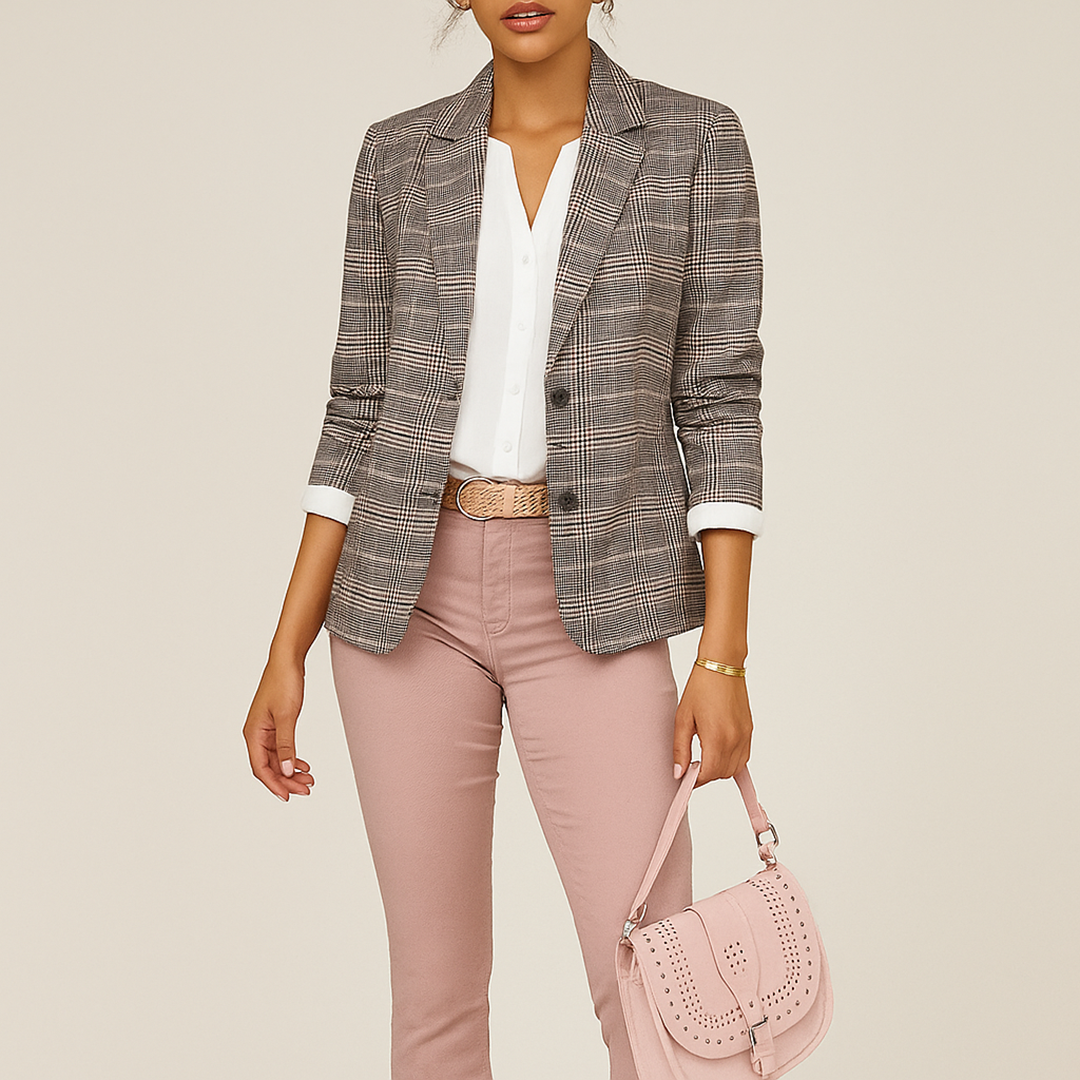 Veste boutonnée pour femme | Coupe droite décontractée