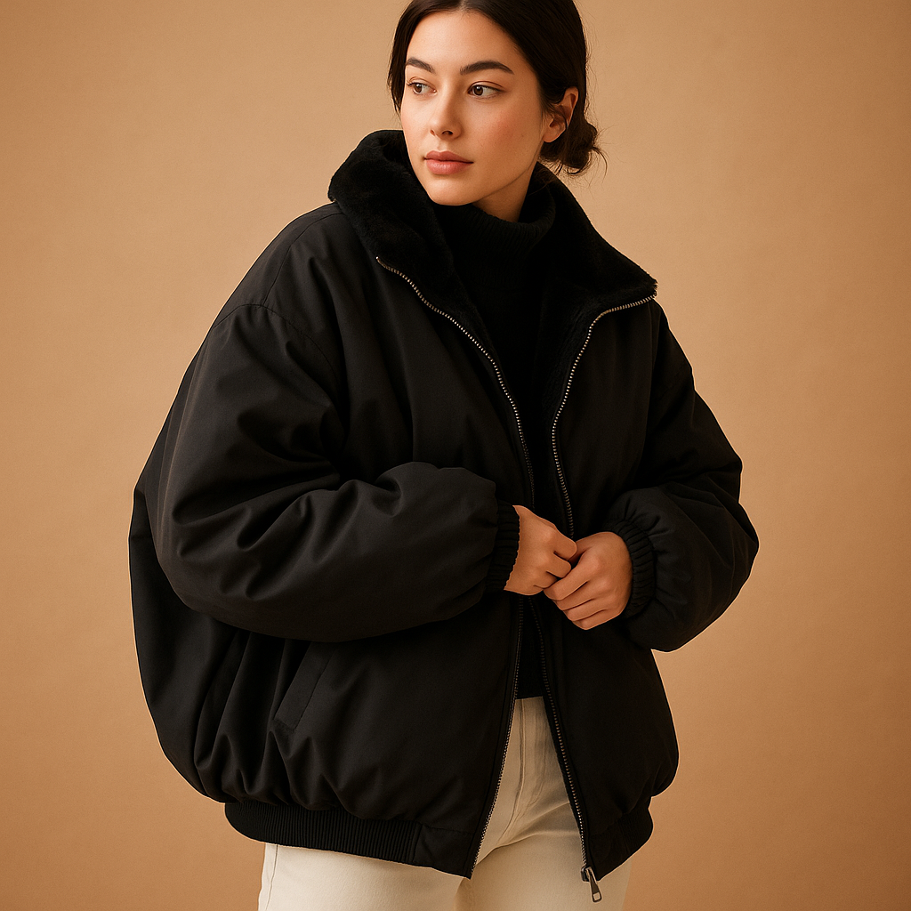 Veste d’hiver courte femme | Veste chaude légère pour la saison