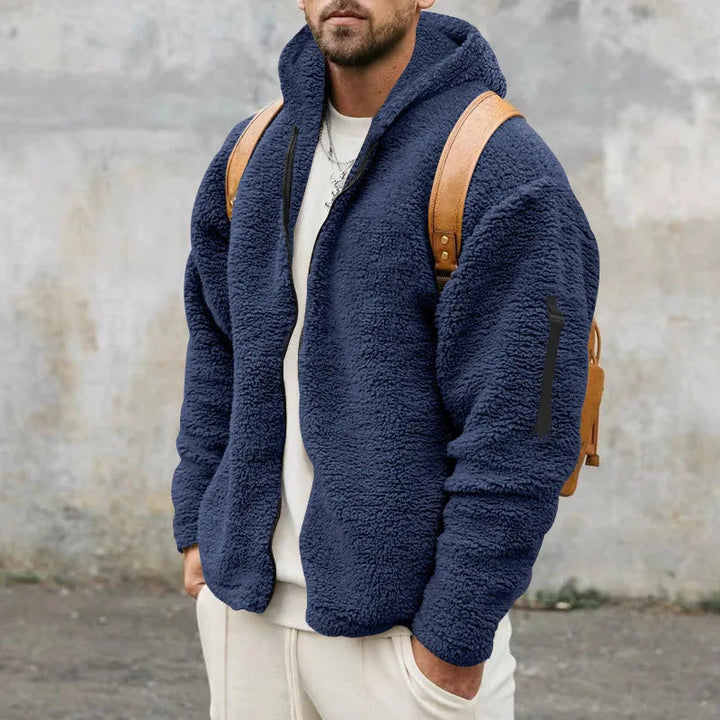 Veste d'hiver en polaire et cachemire pour hommes 0