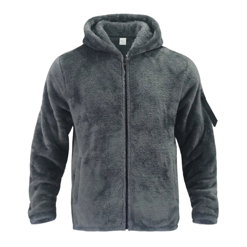 Veste d'hiver en polaire et cachemire pour hommes 1